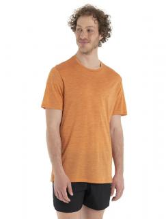 Pánské merino triko krátký rukáv ICEBREAKER Mens Sphere II SS Tee, Earth Heather velikost: M