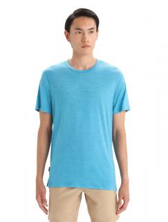 Pánské merino triko krátký rukáv ICEBREAKER Mens Sphere II SS Tee, Geo Blue Heather velikost: M