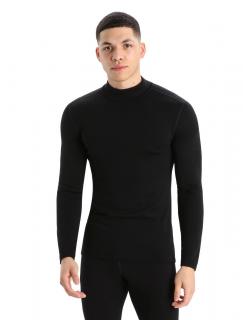 Pánské triko dlouhý rukáv ICEBREAKER Mens 260 Tech LS Turtleneck, Black velikost: L