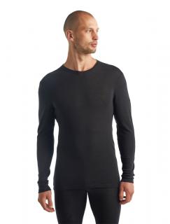 Pánské triko ICEBREAKER Mens 175 Everyday LS Crewe, Black velikost: XL