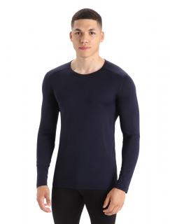 Pánské triko ICEBREAKER Mens 200 Oasis LS Crewe, Midnight Navy velikost: L