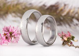 Snubní prsteny Titanium Hewn