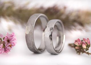 Zaczyk Wood Rings Snubni prsteny Titanium Geometric A01