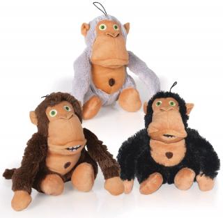 Crazy monkey - dog toy, 36cm Color: Šedá