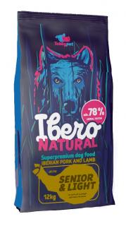 Ibero Natural dog SENIOR/LIGHT 12kg + dárek primordiál 3kg zdarma