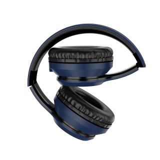 Bezdrátová náhlavní sluchátka - Hoco, W28 Journey Blue