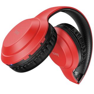 Bezdrátová náhlavní sluchátka - Hoco, W30 FunMove Red