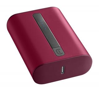 Externí baterie / powerbanka - Cellularline, Thunder 20W 10000mAh Red