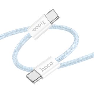 Kabel USB-C to USB-C - Hoco, X104 Source 60W/3A 100cm Blue