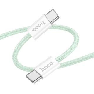 Kabel USB-C to USB-C - Hoco, X104 Source 60W/3A 100cm Green