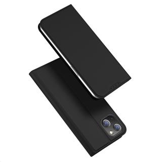 Knížkové pouzdro na iPhone 15 PLUS - DuxDucis, SkinPro Black