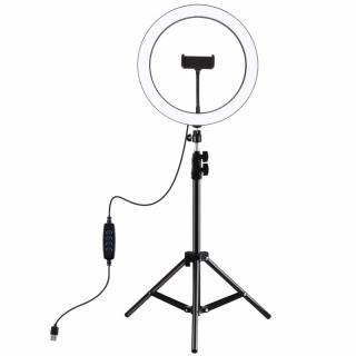 Kruhové ring light LED světlo - Puluz, PKT3056B 11.8