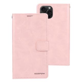 Ochranné pouzdro na iPhone 15 Pro - Mercury, Bluemoon Diary Rose