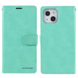 Ochranné pouzdro pro iPhone 13 - Mercury, Bluemoon Diary Mint