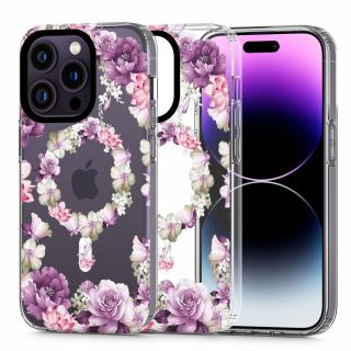 Ochranný kryt na iPhone 13 Pro MAX - Tech-Protect, Magmood MagSafe Rose Floral