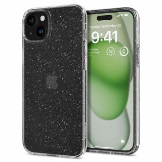 Ochranný kryt na iPhone 15 PLUS - Spigen, Liquid Crystal Glitter Crystal