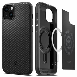 Ochranný kryt na iPhone 15 PLUS - Spigen, Mag Armor MagSafe Black