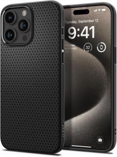 Ochranný kryt na iPhone 15 Pro MAX - Spigen, Liquid Air Black