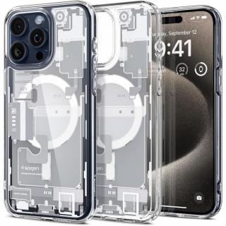 Ochranný kryt na iPhone 15 Pro MAX - Spigen, Ultra Hybrid Mag Zero One White