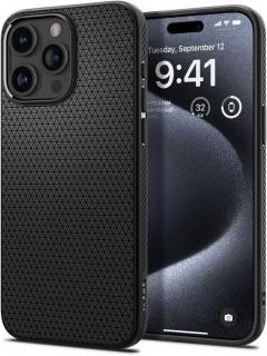 Ochranný kryt na iPhone 15 Pro - Spigen, Liquid Air Black