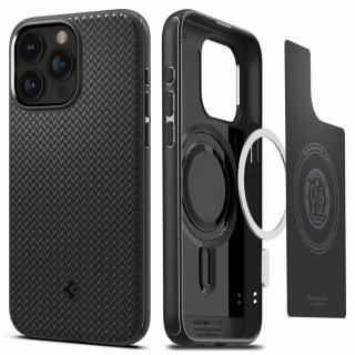 Ochranný kryt na iPhone 15 Pro - Spigen, Mag Armor MagSafe Black