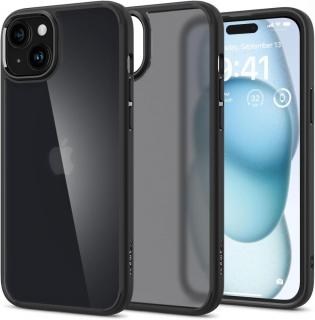 Ochranný kryt na iPhone 15 - Spigen, Ultra Hybrid Frost Black