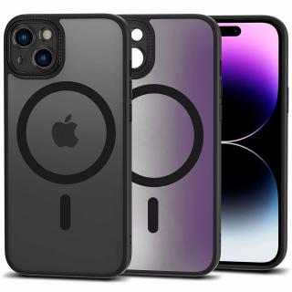 Ochranný kryt na iPhone 15 - Tech-Protect, Magmat Cam+ MagSafe Matte Black