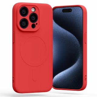 Ochranný kryt na iPhone XS / X - Mercury, SemiSilicon MagSafe Red