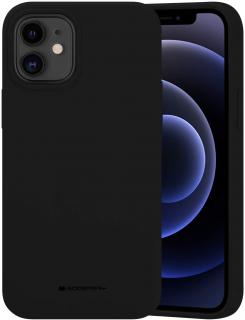 Ochranný kryt pro iPhone 12 mini - Mercury, Silicone Black