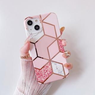 Ochranný kryt pro iPhone 13 - Geometric Pink