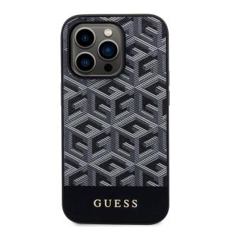 Ochranný kryt pro iPhone 13 Pro - Guess, G Cube MagSafe Black