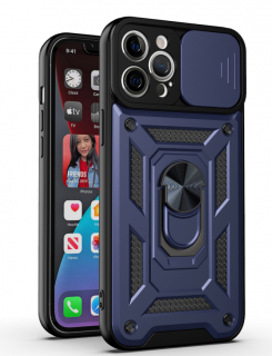 Ochranný kryt pro iPhone 13 Pro MAX - Mercury, Camera Slide Navy