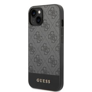 Ochranný kryt pro iPhone 14 - Guess, 4G Stripe Back Gray