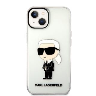 Ochranný kryt pro iPhone 14 PLUS - Karl Lagerfeld, IML Ikonik NFT Transparent