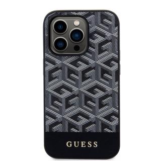 Ochranný kryt pro iPhone 14 Pro - Guess, G Cube MagSafe Black