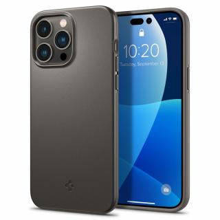 Ochranný kryt pro iPhone 14 Pro MAX - Spigen, Thin Fit Gunmetal