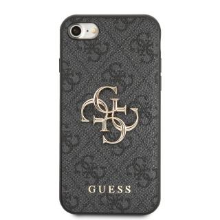 Ochranný kryt pro iPhone 7 / 8 / SE (2020/2022) - Guess, 4G Metal Logo Gray