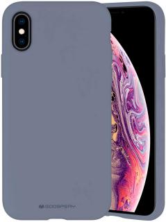 Ochranný kryt pro iPhone XS / X - Mercury, Silicone Lavender Gray