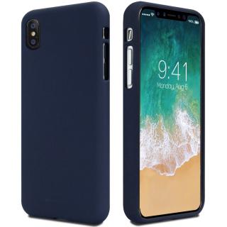 Ochranný kryt pro iPhone XS / X - Mercury, Soft Feeling Midnight Blue