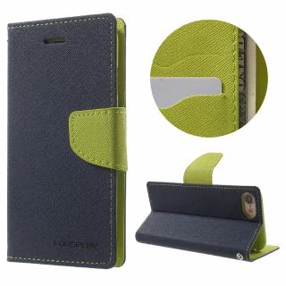 Pouzdro / kryt pro iPhone 7 / 8 / SE (2020/2022) - Mercury, Fancy Diary NAVY/LIME