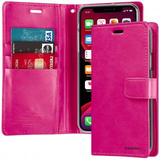 Pouzdro na iPhone 11 - Mercury, Bluemoon Diary HOTPINK
