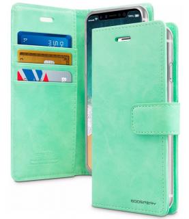 Pouzdro na iPhone 11 Pro MAX - Mercury, Bluemoon Diary MINT