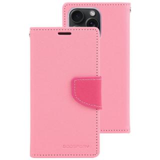 Pouzdro na iPhone 15 Pro MAX - Mercury, Fancy Diary Pink/HotPink