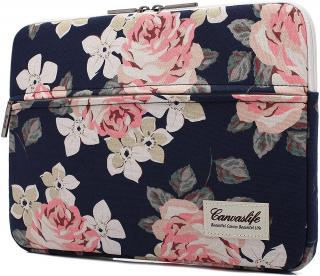 Pouzdro na notebook - CANVASLIFE, 15-16 Sleeve RoseNavy