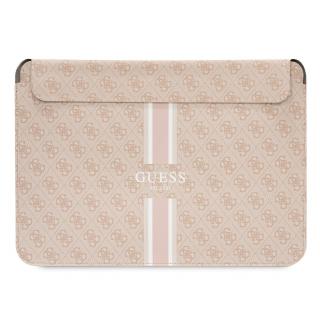 Pouzdro na notebook - Guess, 16 4G Printed Stripes Pink