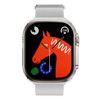 Řemínek na Apple Watch 38mm / 40mm / 41mm - Hoco, AS101 Milan Silver