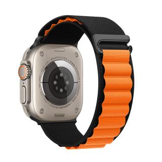 Řemínek pro Apple Watch 38mm / 40mm / 41mm - Hoco, WA20 Climbing Black Orange