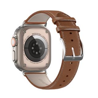 Řemínek pro Apple Watch 42mm / 44mm / 45mm / 49mm - DuxDucis, YS Brown