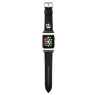 Řemínek pro Apple Watch 42mm / 44mm / 45mm / 49mm - Karl Lagerfeld, Karl Head Black