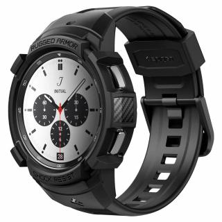 Řemínek s krytem pro Samsung Galaxy Watch CLASSIC 42mm - Spigen, Rugged Armor Pro Black